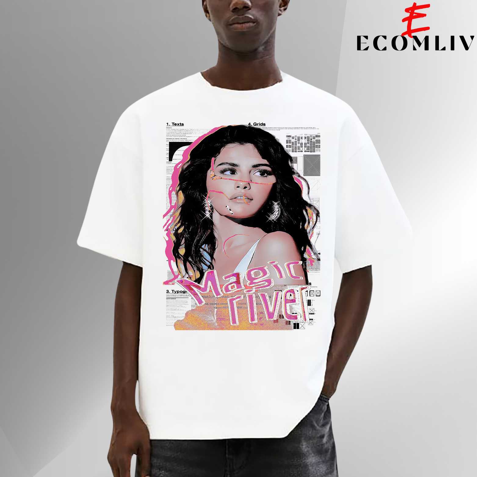 Selena Gomez Revival Album Graphic Tee, Unisex Music T-Shirt, Pop Streetwear Top